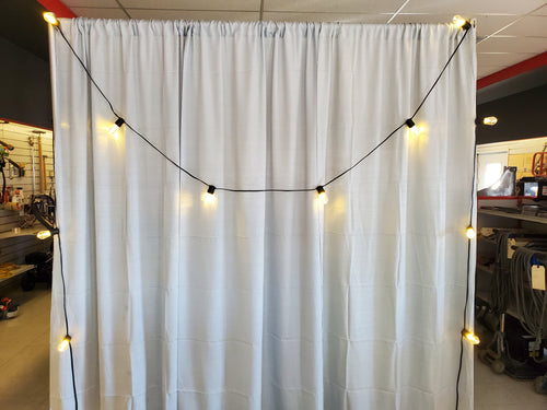 Cafe String Lights 50ft long with 24 LED bulbs