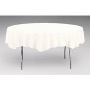 Touch of Color Disposable 82 Round Tablecovers