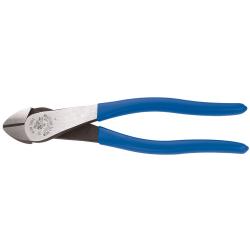 KLEIN 8'' (203 mm) High-Leverage Diagonal-Cutting Pliers - Angled Head, Heavy-Duty Cutting D2000-48
