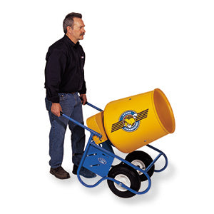 2CF Concrete Mixer 1/3 hp Electric Wheelbarrow Style
