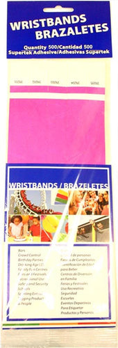 Neon Pink Wristbands