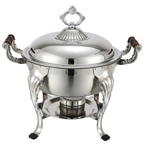 5 Qt Round Decorated Chafer
