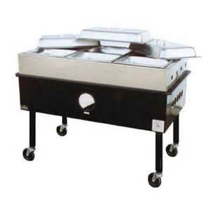 Outdoor 3 Pan Steam Table