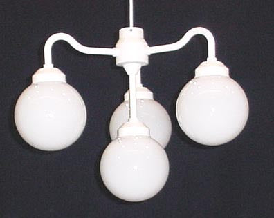 Four Globe Tent Chandelier