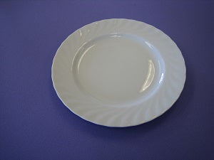 7 White China Salad Plate