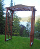 Cape Winds Wooden Arch in Fruitwood and White