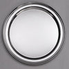 16 Round Hammered Stainless Steal Serving Tray