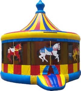 Spacewalk Carousel Moonwalk Bounce House