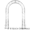 Chrome Wedding Arch