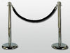 Chrome Stands and Velour Ropes