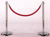 Chrome Stands and Velour Ropes