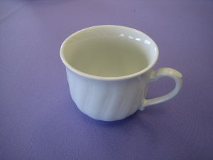 White China Tea/Coffee Cup