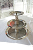 3 Tier Round Stainless Serving Tray (10 top, 15 center and 20 bottom)
