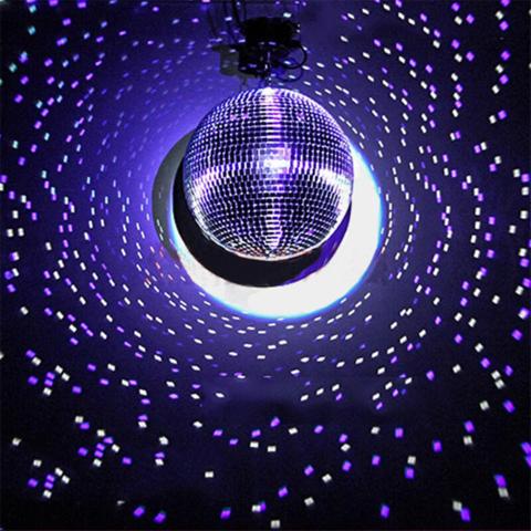 Mirror Ball with Two Stop Lights