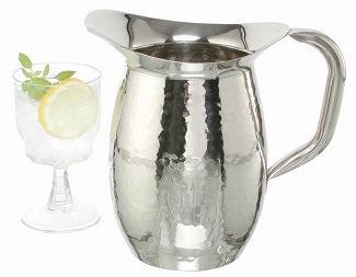 Hammered Finish Stainless Steel Pitcher