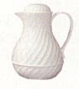 White Insulated Pitcher 40oz Capacity