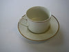 Ivory Saucer with Gold Band for Tea/Coffee Cup