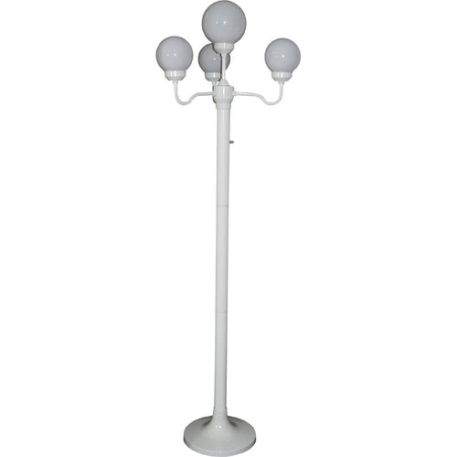 4 Glope Light Post