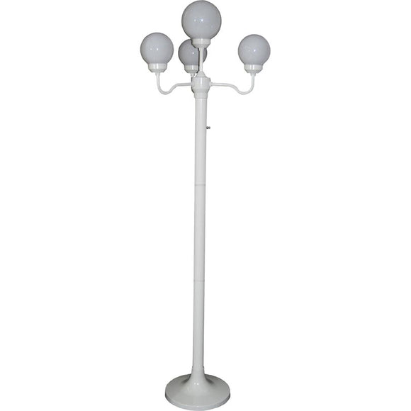 4 Glope Light Post