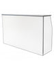 6 Foot Foldable Bar in Black and White