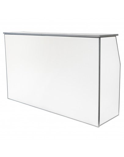 6 Foot Foldable Bar in Black and White