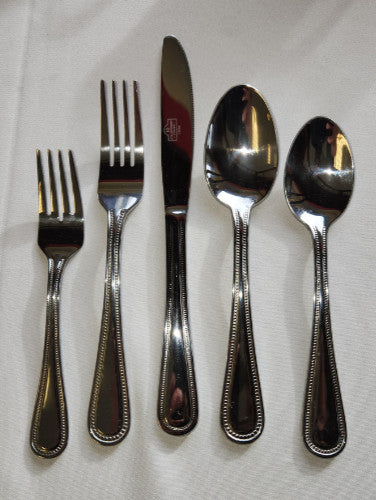 Strawberry Street Pearl Stainless Flatware
