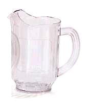 Clear Plastic Pitcher 60oz Capacity